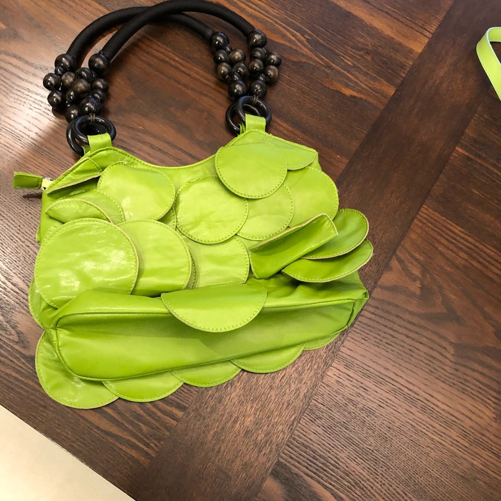 Two green bags